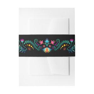 Fiesta Floral Birthday Shower Wedding  Belly Band