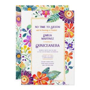 FIESTA QUINCEANERA Folkart Flowers Theme