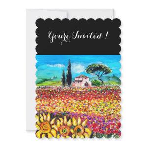 FLORA IN TUSCANY/ Fields ,Poppies and Sunflowers