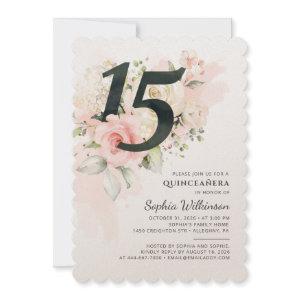 Floral 15th Birthday Quinceanera Birthday Party
