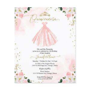 Floral Budget Quinceanera  Bilingual