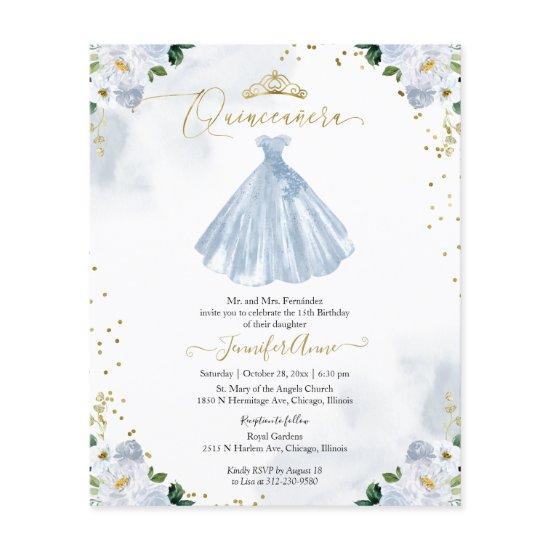 Floral Budget Quinceanera  Bilingual
