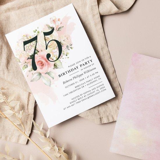 Floral Eucalyptus 75th Birthday