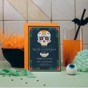 Floral sugars skull Dia De Los Muertos