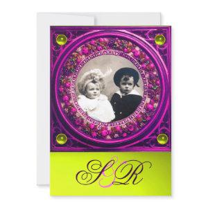 FLORENTINE RENAISSANCE FRUITS DAMASK MONOGRAM