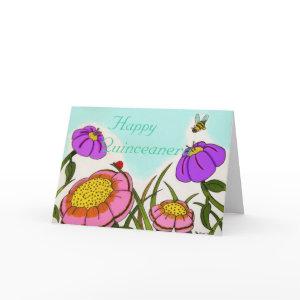 Flower Meadow "Happy Quinceanera" Card