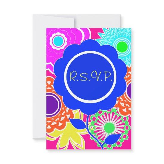 Flower Power Reply Card