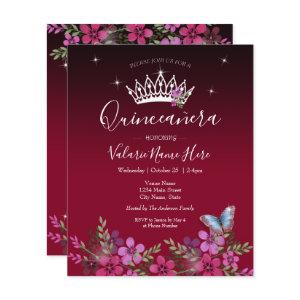 Flowers Butterfly Quinceanera Budget