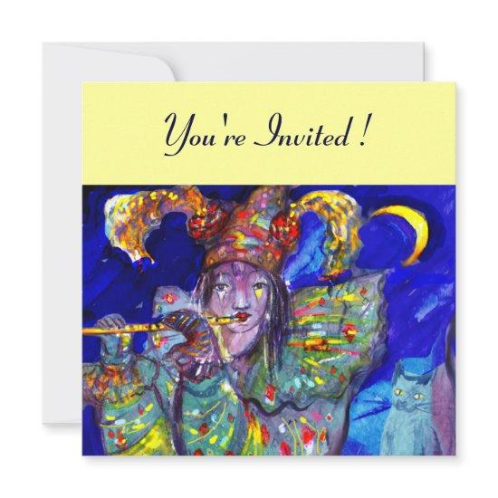 FLUTIST IN BLUE