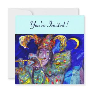 FLUTIST IN BLUE