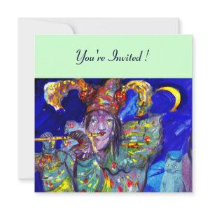 FLUTIST IN BLUE