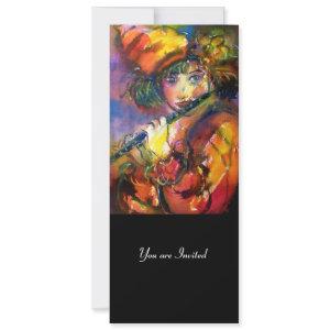 FLUTIST PORTRAIT Masquerade Party Programme