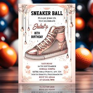 For Chic Shoe Girl Sweet 16 Sneaker Ball Birthday