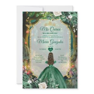 Forest Emerald Green Quinceañera