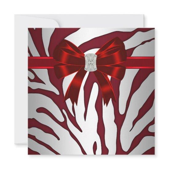 Formal Red Zebra