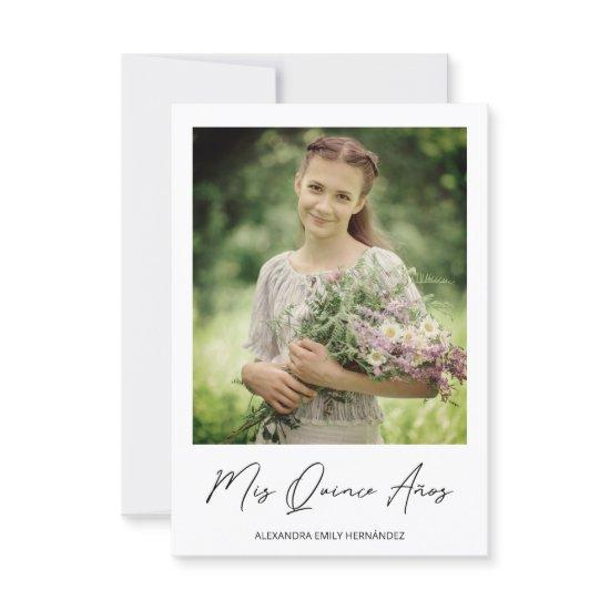 Foto Instantánea Quinceañera Moderna en Español
