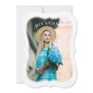 Foto Quinceañera Español Moderno Efecto Corchete