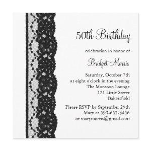 French Lace Birthday  (white)