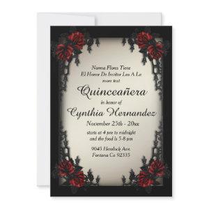 French Quarter Goth Antique Gold Quinceañera
