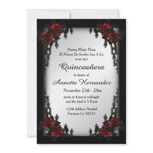 French Quarter Goth Silver Quinceañera