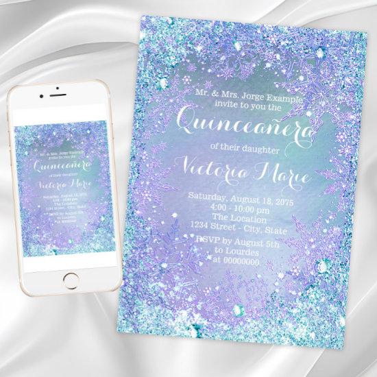 Frozen Winter Wonderland Quinceanera