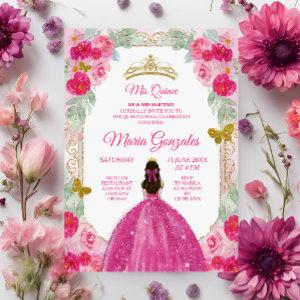 Fuchsia Pink Roses Charra Mis Quince