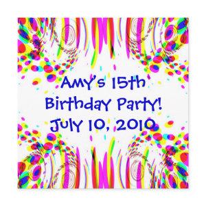 Fun Colorful Birthday Party!