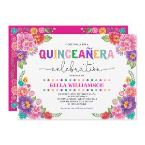 Fun Floral Fiesta Quinceañera 15th Birthday Party