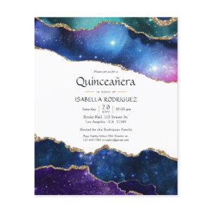 Galaxy Agate Quinceañera  Flyer