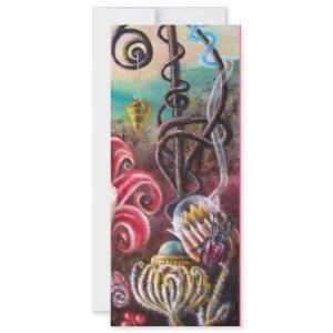 GARDEN OF THE MELISSA 2, Black, White,Fuchsia