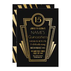 Gatsby Quinceanera Birthday Party Art Deco 1920 15