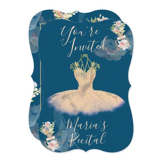 Gauzy Rose Gold Ballerina Dress Floral Perfume