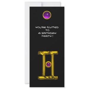 GEMINI ALEXANDRITE,amethyst bright yellow black