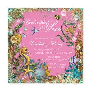 Girl Under the Sea Birthday Party