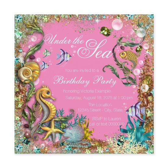 Girl Under the Sea Birthday Party