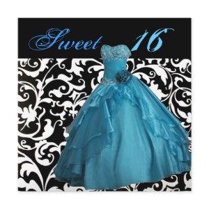 girly ball gown dress sweet sixteen party