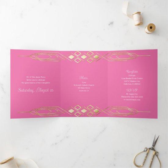 Glam Gold Quinceanera Party