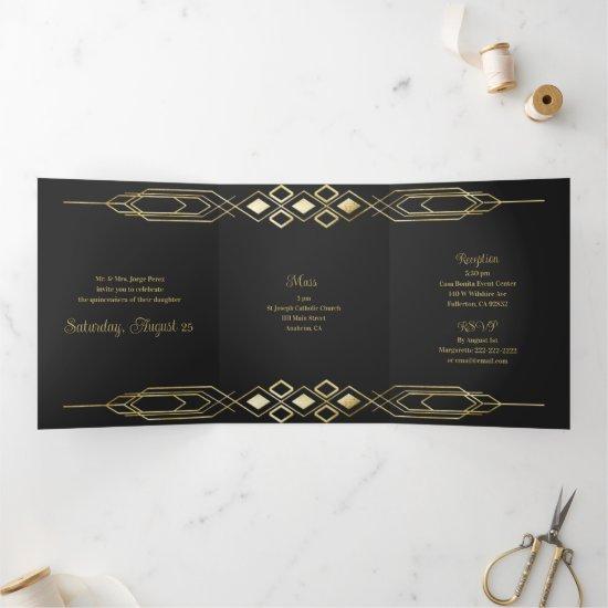Glam Gold Quinceanera Party