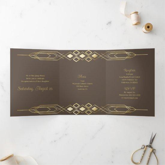 Glam Gold Quinceanera Party