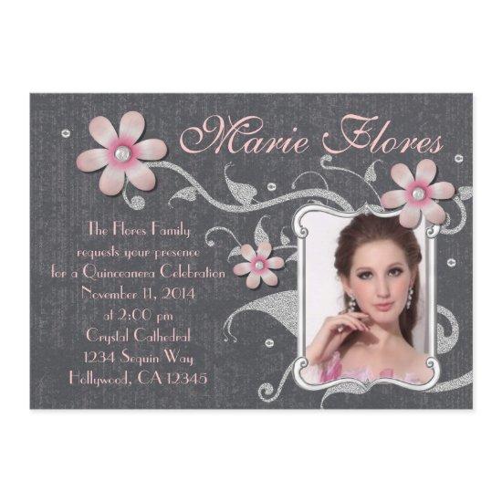 Glitter and Rhinestone Quinceanera