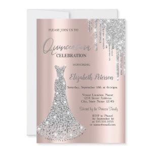 Glitter Drips,Diamonds Dress 5th Birthday