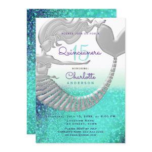 Glitter Mermaid Quinceanera Birthday