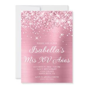 Glittery Classic Pink Foil Mis XV Años Photo
