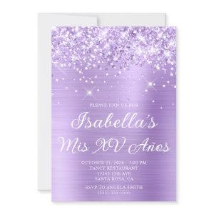 Glittery Lavender Foil Mis XV Años Photo