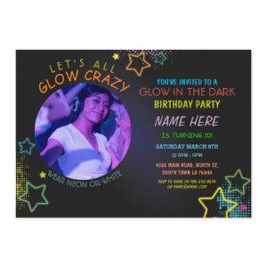 Glow In The Dark Birthday Neon Party Photo Paint