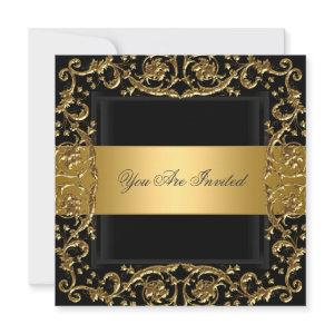 Gold Black Birthday Party