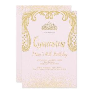 Gold Glitter & Lace, Quinceañera