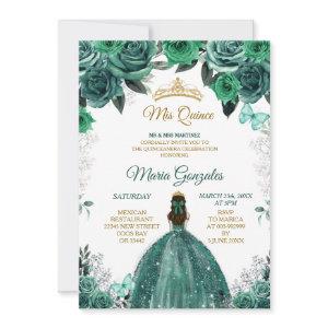 Gold & Hunter Emerald Green Mis Quince
