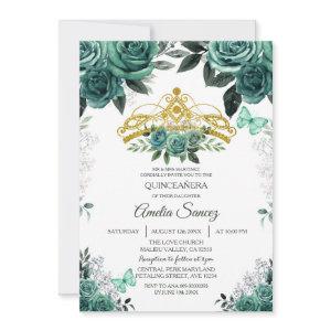 Gold & Hunter Emerald Green Mis Quince