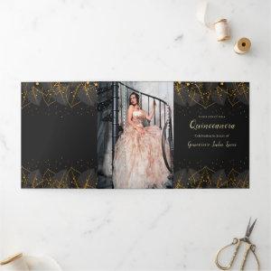 Gold Leaves Quinceanera Party